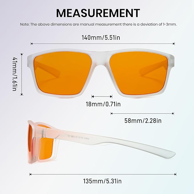 Cyxus Gaming Glasses for Men Women Blue Light Glasses for Computer Screen Reduce Eye Strain Sleep Better 8303