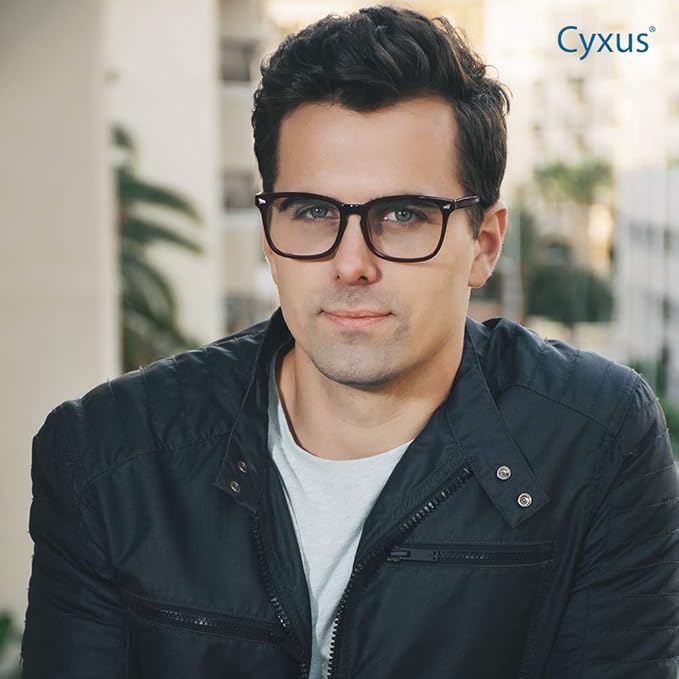 Cyxus Blue Light Glasses for Men Women Reduce Eye Strain UV Blocking for Computer Screen 8082