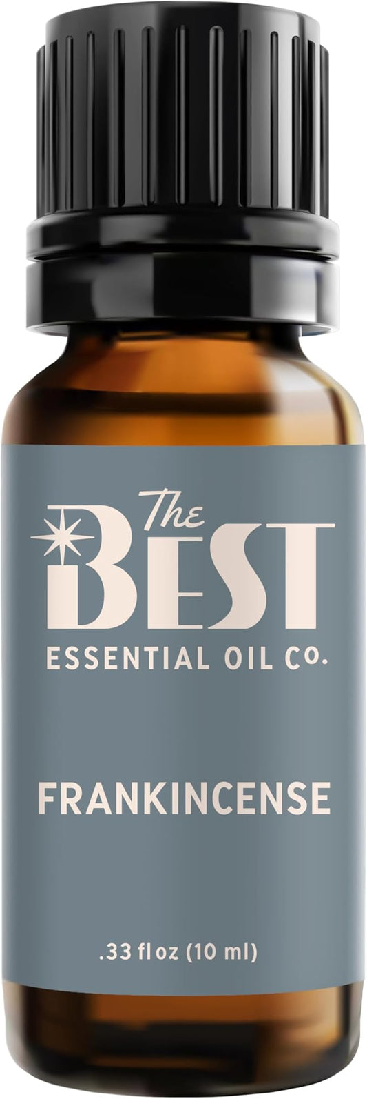 The Best Frankincense Essential Oil- Premium Grade- Diluted in Fractionated Coconut Oil for Aromatherapy, Spa, Massage- 10 ml (.33 fl oz)