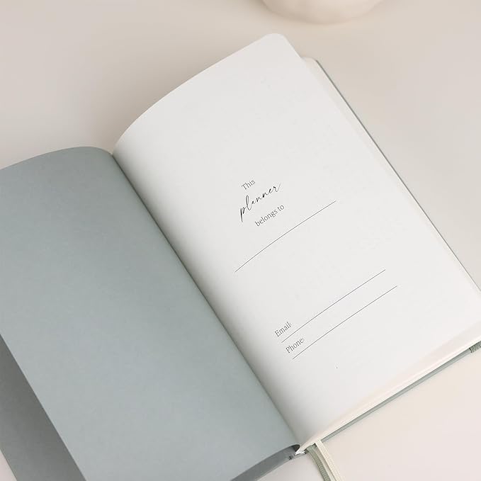 2025-2026 Planner - Undated Monthly, Weekly & Daily Planner for Planning Your Success - To Do List, Habit Tracker, Hardcover, Aesthetic, Stylish School or Office Supplies (Sage, A5)