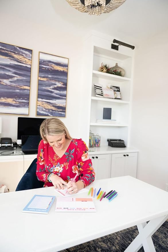 Weekly Planner Notepad – Tear-Off Weekly to do List Notepad, Weekl y Desk Calendar Notebook for Productivity, Task Planner for Time Management, Project Planner with 50 Planning Sheets