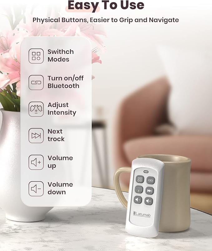 Eye Massager with Heat, Bluetooth Music Heated Massager for Migraines, Relax and Reduce Eye Strain Dark Circles Eye Bags Dry Eye Improve Sleep, Ideal Gifts for Women/Men