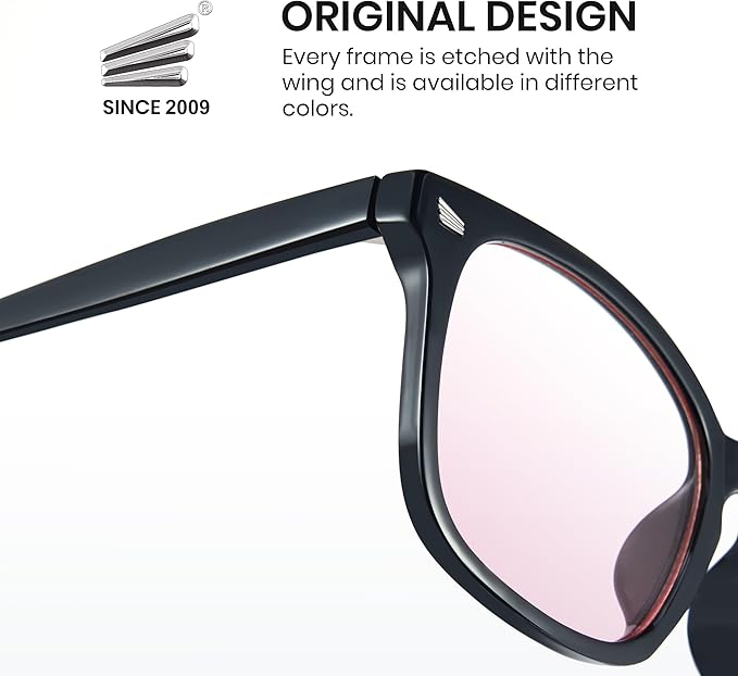 Cyxus Blue Light Glasses for Men Women Reduce Eye Strain UV Blocking for Computer Screen 8082