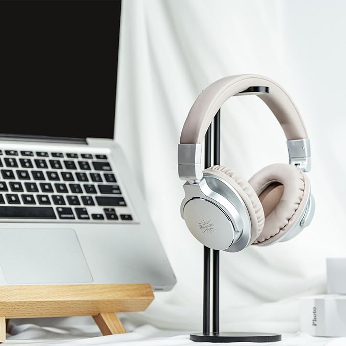 Linsoul Kiwi Ears Division Over Ear Headphone,40mm Dynamic Driver Monitoring Headphones,Wired Gaming Headphones,DJ Head Phones for Professional Musicians Engineers (Silver)