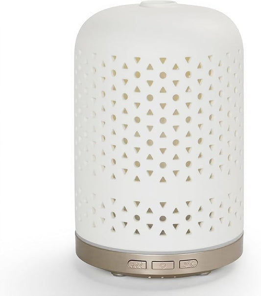 Aromatherapy Diffuser – Ultrasonic Essential Oil Diffuser, Health Night Light, Timer & Auto Shut-Off, BPA-Free, 120ml Diffusers for Home, Office, or Spa