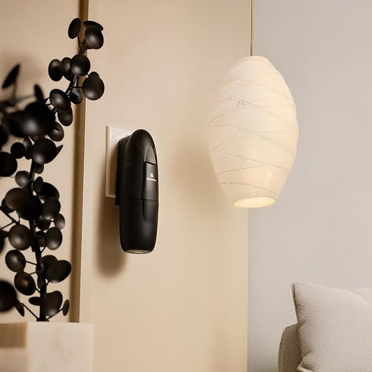 AromaPlan Authentic 2025 Upgraded Plug in Waterless Diffuser (2 Fragrances Included) -Cold Air & Nanotechnology Diffusers for Home & Office- Silent Wall Diffuser Plug in (1 Device +2 Scents)