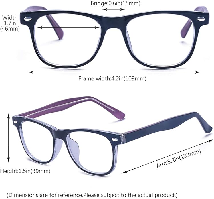 Outray Blue Light Glasses for Kids Computer Blue Light Blocking Glasses for Boys and Gilrs Age 3-12 Anti Eyestrain