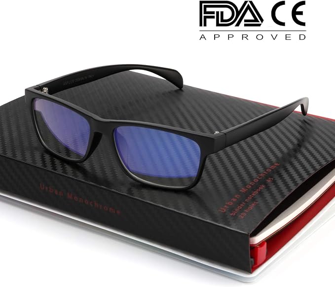 ANYLUV Blue Light Glasses Men Woman, Blue Light Blocking Glasses for Computer Gaming, Eye Strain Relief Eye Protection