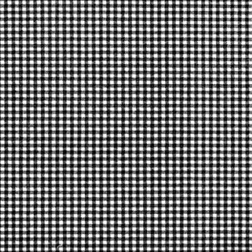 Barnett Home Decor Madrid Black Dining Chair Pad with Ties - 15 x 17 Size Small Chair Cushion - Latex Foam Fill - Machine Washable, 100% Cotton, Made in USA (Black White Gingham Check)