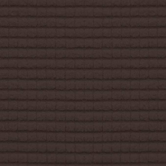 Easy-Going Stretch 4 Pieces Couch Cushion Covers for Sectional Sofa Left/Right L Shape Chaise Lounge Sofa Seat slipcover Anti-Slip Sofa Cover Soft (3 Seater + 1 Chaise, Chocolate)