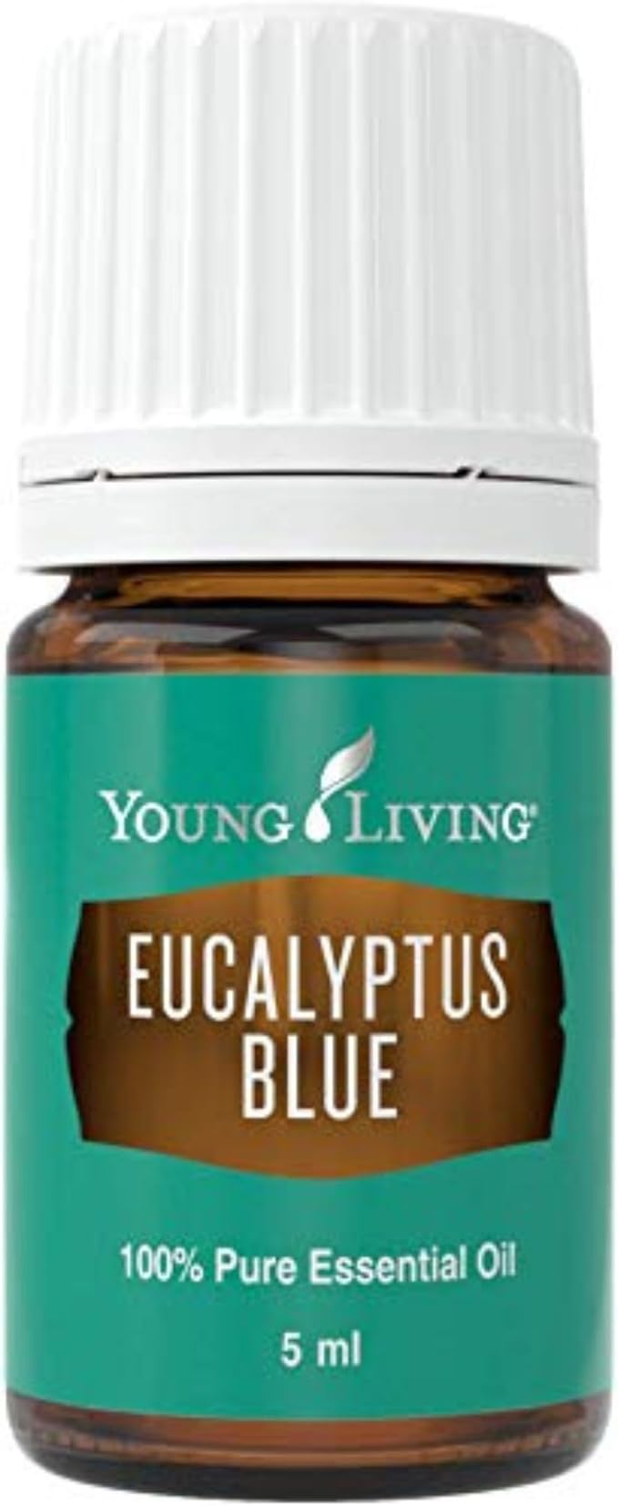 Young Living Eucalyptus Blue Premium Essential Oil Diffuser - 100% Pure, Cool & Refreshing Scent - Aromatherapy for Relaxation and Muscle Relief - 5ml Bottle