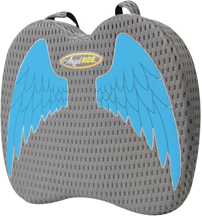 Auto Cushion with Memory Foam, AS SEEN ON Fox News, Advanced Lumbar Helps Relieve Pressure Points, Molds to Any Body, Drive in Heavenly Comfort in Any Vehicle, Breathable, Washable Cover