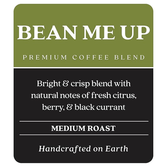 Copper Moon Single Serve Coffee Pods for Keurig K-Cup Brewers, Light Roast, Bean Me Up Blend, 12 Count