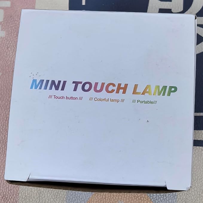 ELITUN Nursery Night Light for Kids,13 Colors RGB Dimmable Small Lamp,Portable Stepless Dimming Small Touch Lamp for Bedroom, Color Changing LED Touch Light