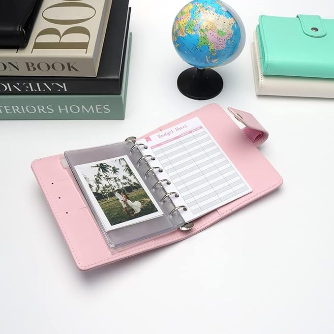 Budget Sheets for A7 Binder, 96 Pcs Budget Tracker Inserts for A7 Planner, 6-hole Budget Refill Pages for Budgeting