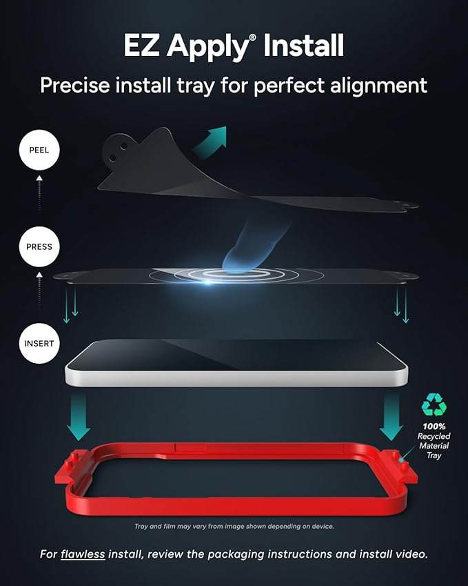 ZAGG Glass Elite iPad Pro 13" (M4) Screen Protector - Tempered Aluminosilicate, 5X Stronger, Smudge-Free, Eco-Friendly, Easy Apply