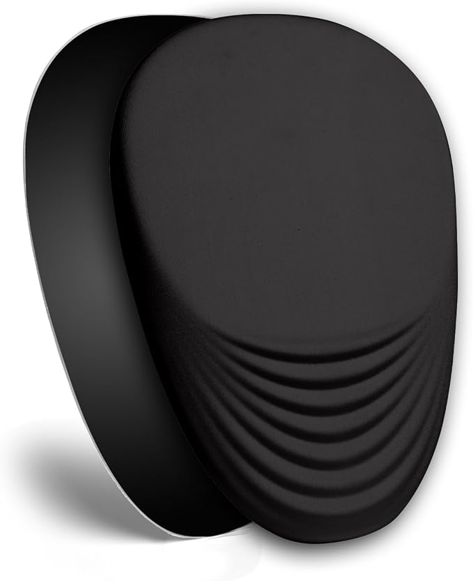 Ergonomic Mouse Pad with Wrist Rest Support, Entire Memory Foam with Non-Slip PU Base, Wireless, Black