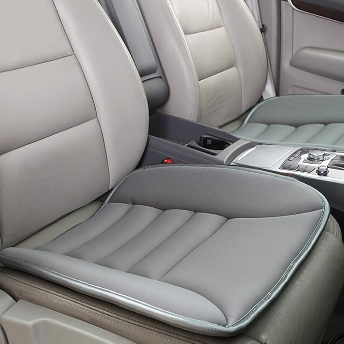 Big Ant Car Seat Cushion Pad Memory Foam Seat Cushion,Pain Relief Memory Foam Cushion Comfort Seat Protector for Car Office Home Use,Gray 1PC