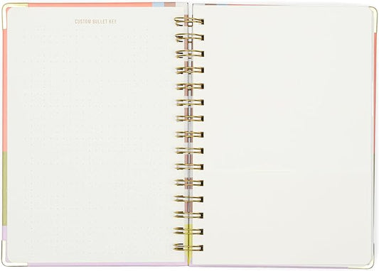 DesignWorks Ink 6.2" x 8.3" Undated 13 Month Weekly Planner, Geo Checks