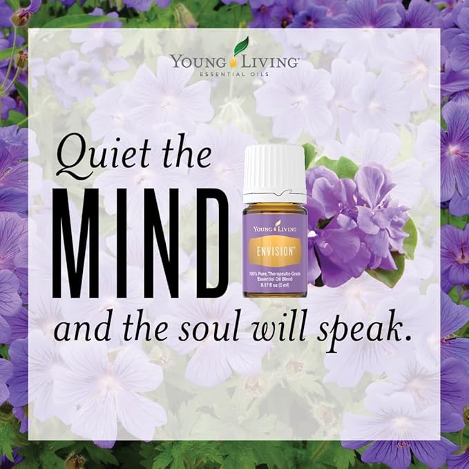Envision Essential Oils Blend 5 ml by Young Living Kosher Certified New - Seed to Seal - Lavender Oil - Awakening Your Inner - Remove Negative Emotions