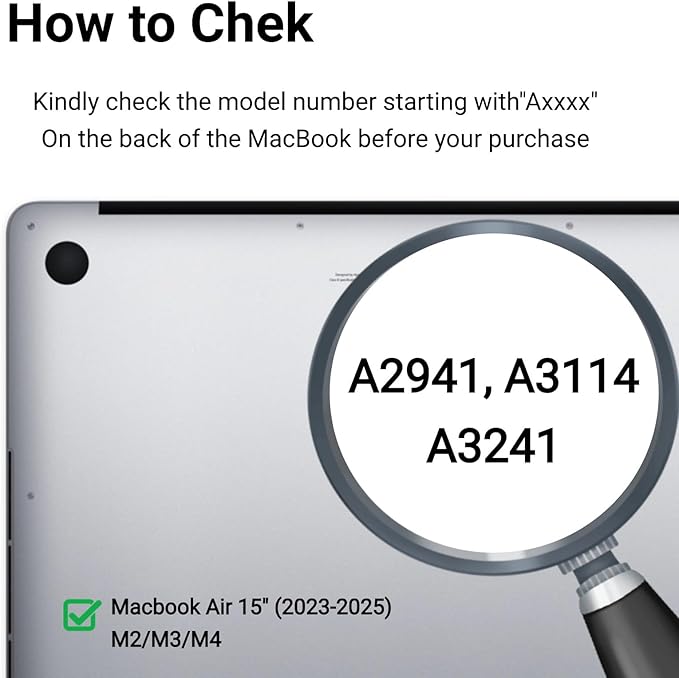 Strong Magnetic Privacy Screen Compatible with Macbook Air 15 Inch 2025 2024 2023 M2 M3 M4 A2941 A3114 A3241, Removable Screen Filter Macbook Air 15 inch Screen Protector with Camera Cover Anti Blue Light Glare