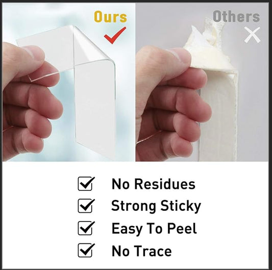 24 Pack Acoustic Foam Panels 1" x 12" x 12" Sound Proof Foam Panles Soundproofing Noise Cancelling Wedge Panels for Home Office Recoding Studio with 240PCS Double-Side Adhesive