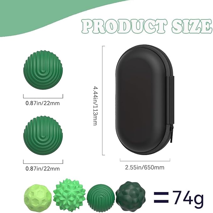 Magnetic Sensory Fidget Balls (8PCS), Weighted Magnet Balls Fidget Toys for Teens Adult ADHD Autism Anxiety, Quiet Stress Relief Office Desk Gadgets, Hand Therapy Sensory Toy Items Gift (Green)