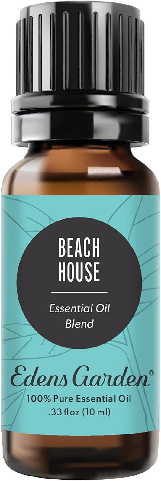 Edens Garden Beach House Essential Oil Blend- 100% Pure Premium Grade, Undiluted, Natural, Therapeutic, Aromatherapy, The Best for Diffusing, Kid Safe, Laundry, Hair 10 ml (.33 fl oz)