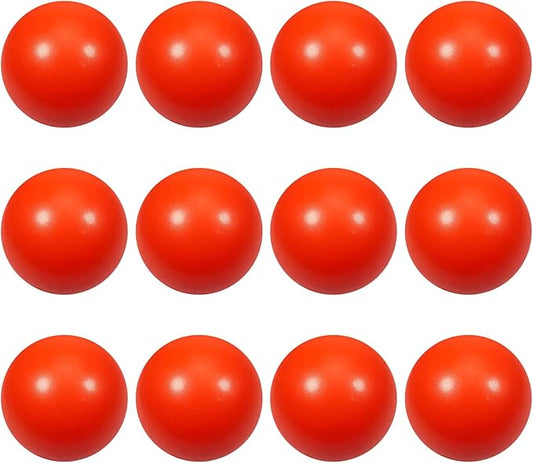 12 Pcs Red Foam Stress Ball Squeeze Stress Relief Balls for Kids and Adults Hand Exercise Sensory Relief Toys for Autism Anxiety ADHD (red)