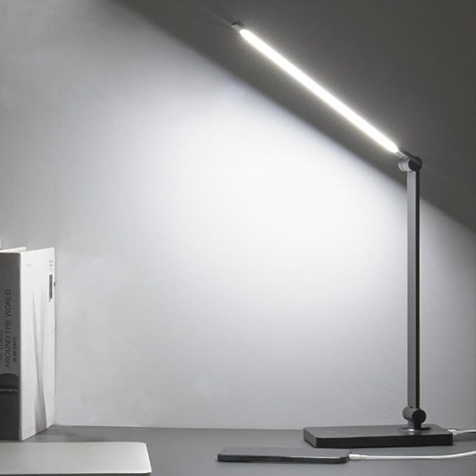 Desk Lamp LED Desk Lamps Eye-Caring Desk Lamps Lamps Dimmable Office Lamp with USB Port Touch Control for Home Office Student Dormitory (USB Plug-in Desk Lamp)
