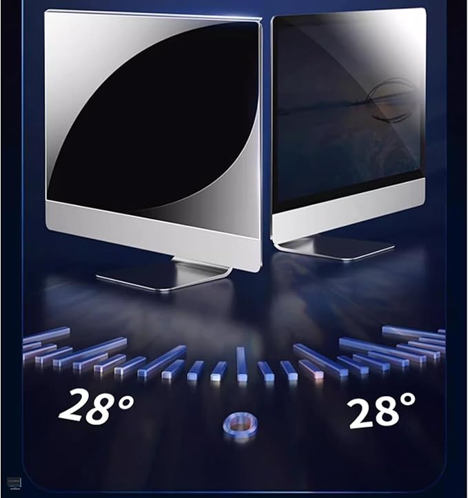 24 Inch 16:10 Widescreen Monitor Hanging Type Computer Privacy Screen Protector Shield, 21.25 Inch X 13.38 Inch, Anti-Peep Data Security PC Monitor Privacy Panel, Anti-Blue Light Protection