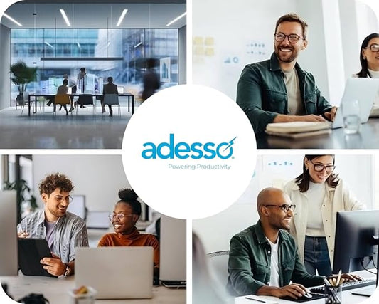 Adesso iMouse E10 - Vertical Ergonomic Optical 6-Button 2.4 GHz RF Wireless Mouse - Right Hand Orientation, Black