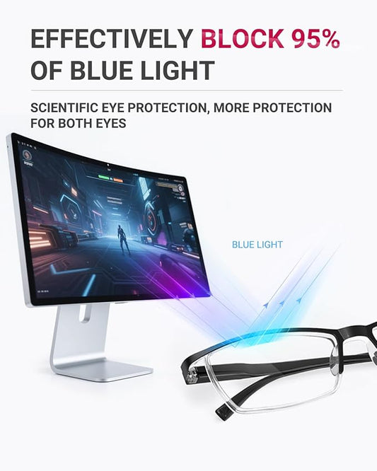 TERAISE Fashion Anti-blue light Reading Glasses Men Women Computer Reader