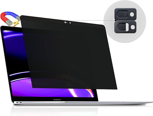 Magnetic Privacy Screen for MacBook Pro 15 Inch (2012-2015), Removable Anti Blue Light Glare Peep Filter Black Out Screen Protector for Mac 15.4 In Laptop Model (A1278 A1286 A1398)
