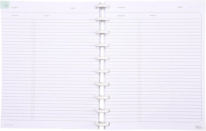 Talia Discbound Notebook Refills (Project Layout, Midsize (7.5in x 9.75in))