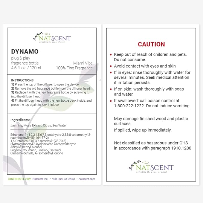 Miami Vibe Essential Oils for Diffusers for Home, Nature-derived Essential Oils, Long-Lasting & Family-Friendly Diffuser Oils Scents, IFRA Certified, Cold Air & Ultrasonic - 4 oz