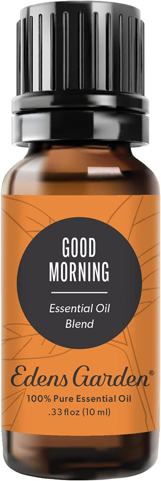 Edens Garden Good Morning Essential Oil Blend- 100% Pure Premium Grade, Undiluted, Natural, Therapeutic, Aromatherapy, The Best for Diffusing, Skin, Candle, Humidifiers 10 ml (.33 fl oz)