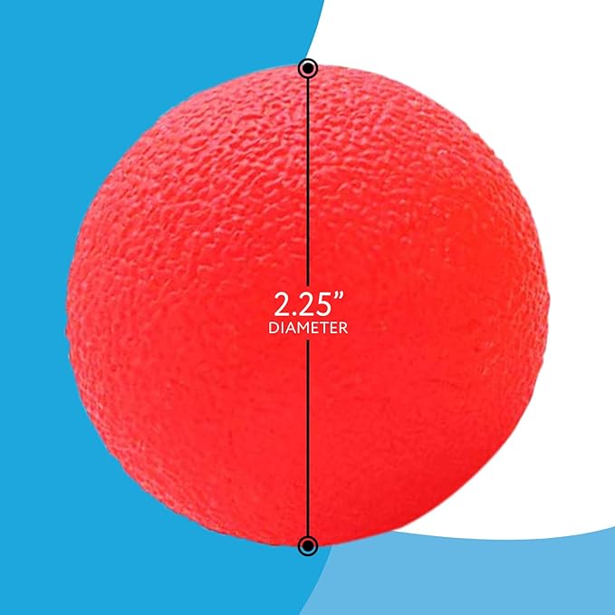 IMPRESA Fidget Toys Squishy Stress Balls - 6-Pack, 2.25-Inch, Multicolor - Sensory Toys for Stress Relief & Focus - Hypoallergenic Tear-Resistant TPR for Adults & Kids