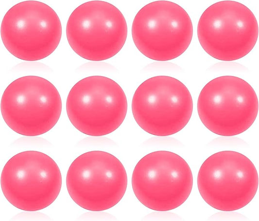 12 Pcs Pink Foam Stress Ball Squeeze Stress Relief Balls for Kids and Adults Hand Exercise Sensory Relief Toys for Anxiety ADHD Autism (Pink)