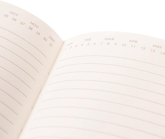 Graphique Apollo Vegan Leather Journal | Hardcover Notebook | 192 Lined Pages | Inner Pocket, Pen Loop, Elastic Closure | Work, Diary, Notes | 8” x 10”