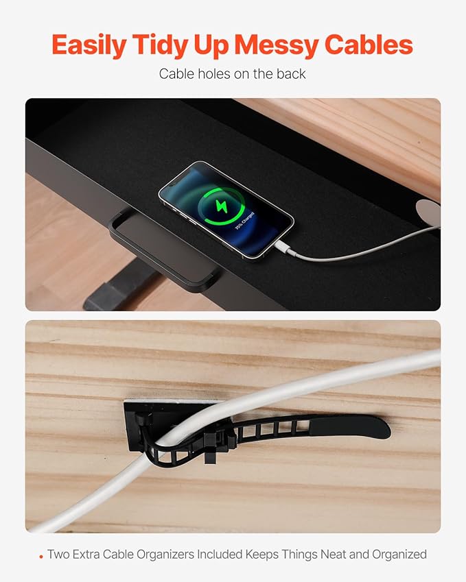 VEVOR Under Desk Drawer Slide Out, 22 inch Under Desk Mounted Pull-out Drawer Attachment, Hidden Under Counter Drawers for office Home Sit Stand Workstation, Black