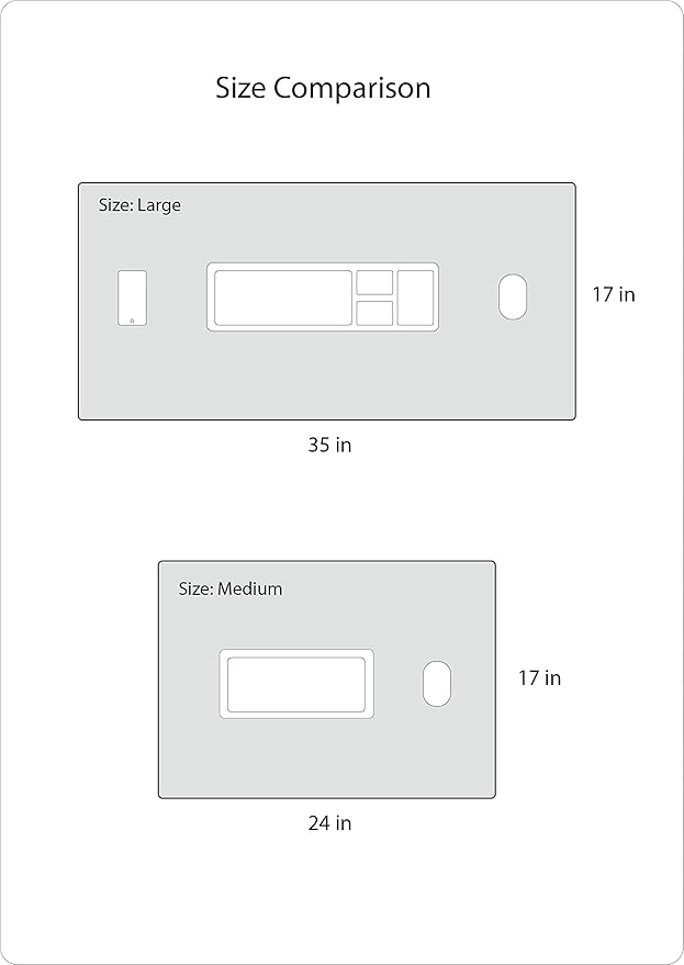 Dual-Sided Leather Desk Pad,Blotter for Laptop Computer,Mouse Pad,Writing,Drawing,Arts and Craft Mat (17"x24", Khaki)