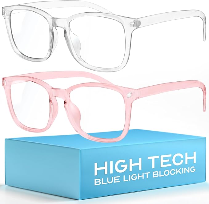 livho High Tech Blue Light Glasses - Advanced up to 99% Blue Light Blocking Computer Glasses - Screen Fatigue & UV Protection