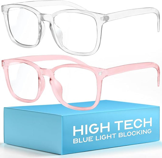 livho High Tech Blue Light Glasses - Advanced up to 99% Blue Light Blocking Computer Glasses - Screen Fatigue & UV Protection