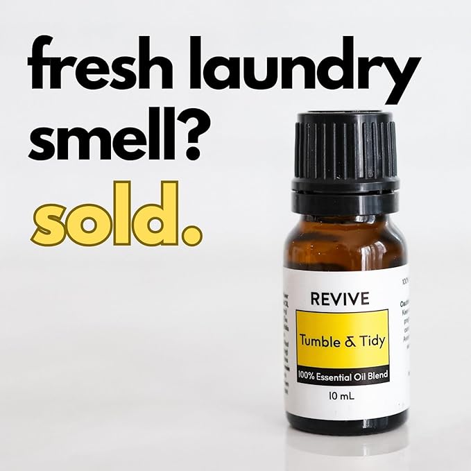 Tumble & Tidy Essential Oil Blend 30mL by Revive Essential Oils - 100% Pure Therapeutic Grade, for Diffuser, Humidifier, Massage, Aromatherapy, Skin & Hair Care