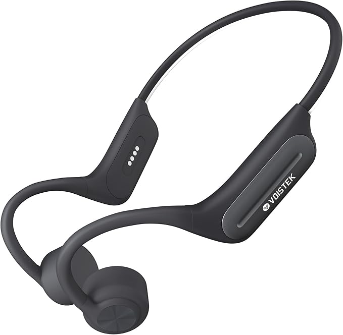 Bone Conduction Headphones Wireless Bluetooth Open Underwater Headphones with MP3-Player & IP68 Waterproof for Swimming Snorkeling Pool Running Cycling, Adjustable Fit for All Head Sizes