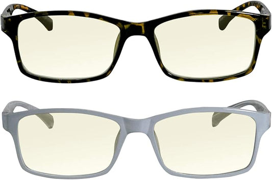 TruVision Readers - 9601 Computer Reading Glasses w Blue Light, Anti Reflective, Acrylic Lenses