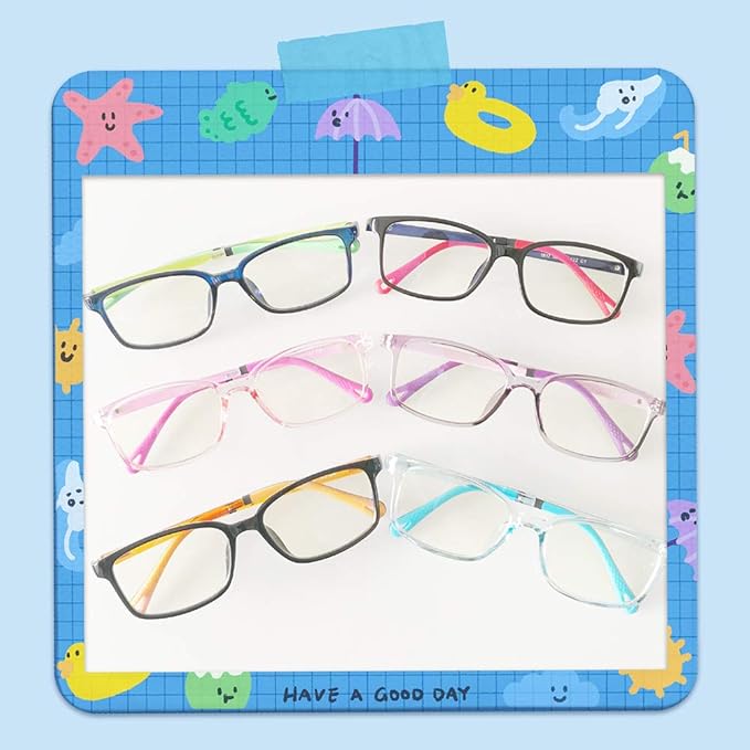 Anti Blue Light Glasses for Kids Computer Glasses, Video Gaming Glasses for Children