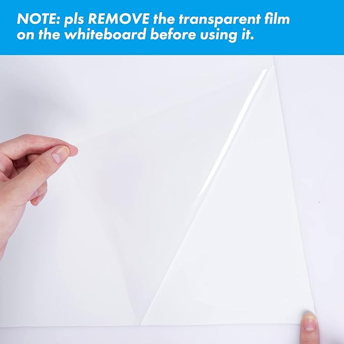 HAMIGAR Magnetic Whiteboard Contact Paper 18" x 24" Dry Erase White Board Sticker for Wall Stick on White Board Peel and Stick Wallpaper Adhesive Poster with Marker, Magnetic Eraser and Magnets