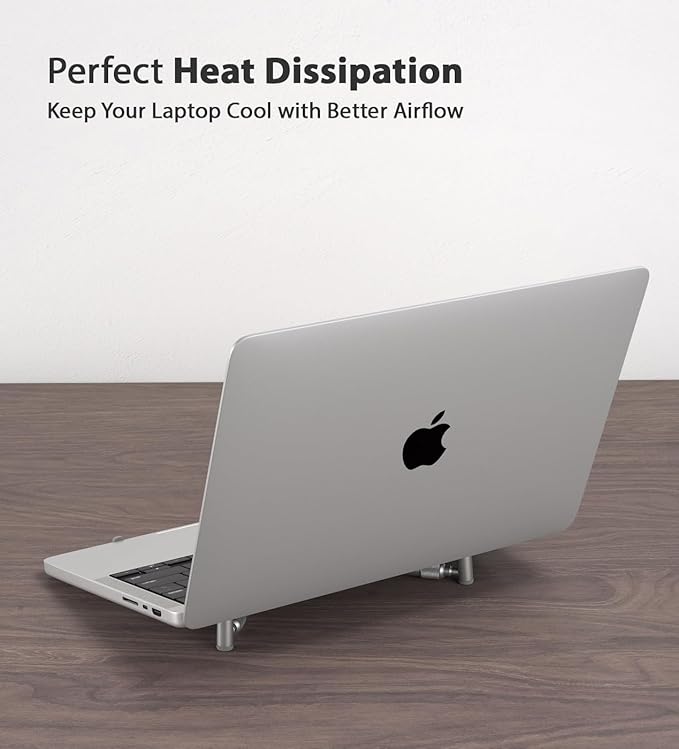 X-Stand Laptop Stand, Steklo Universal Computer Stand for MacBook 12" 13" 15" 17" Screen, Aluminum Cooling Portable Adjustable MacBook Stand, Laptop Riser (NEWEST 2018 2017 2016) X-Stand